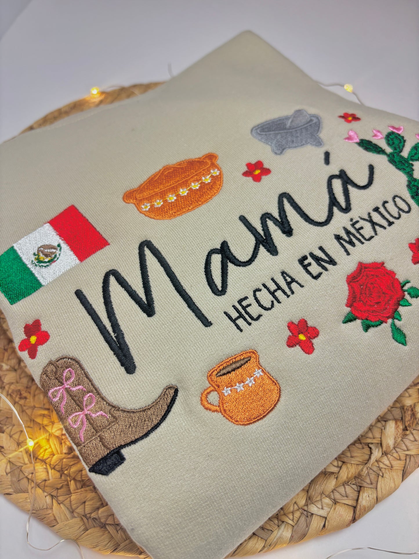 Mamá Hecha en México Embroidered Sweater
