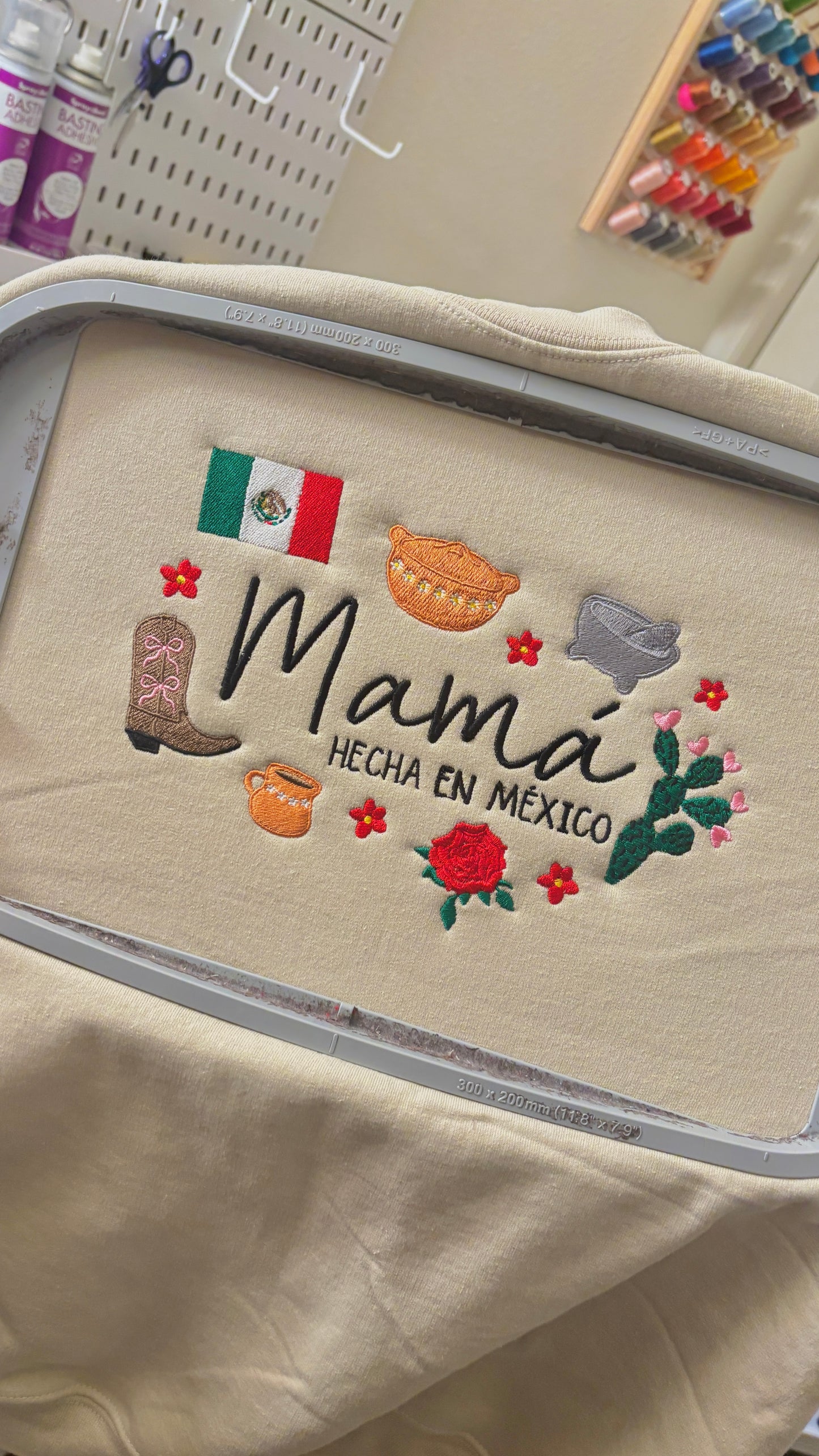 Mamá Hecha en México Embroidered Sweater