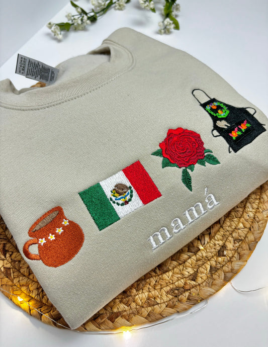 Mamá Embroidered Sweatshirt