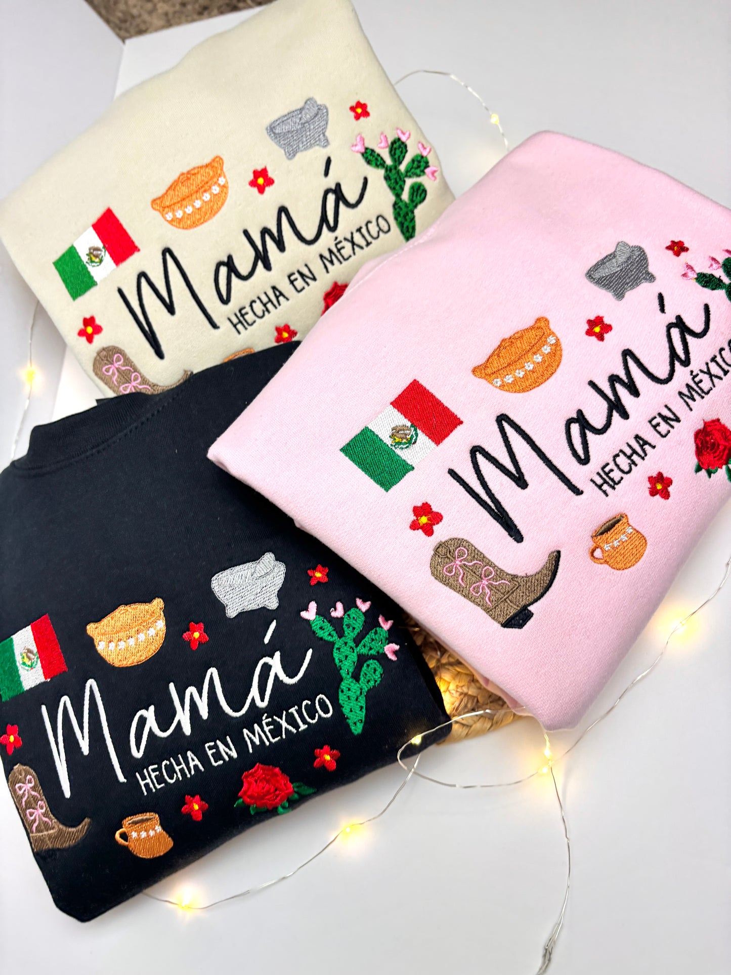 Mamá Hecha en México Embroidered Sweater