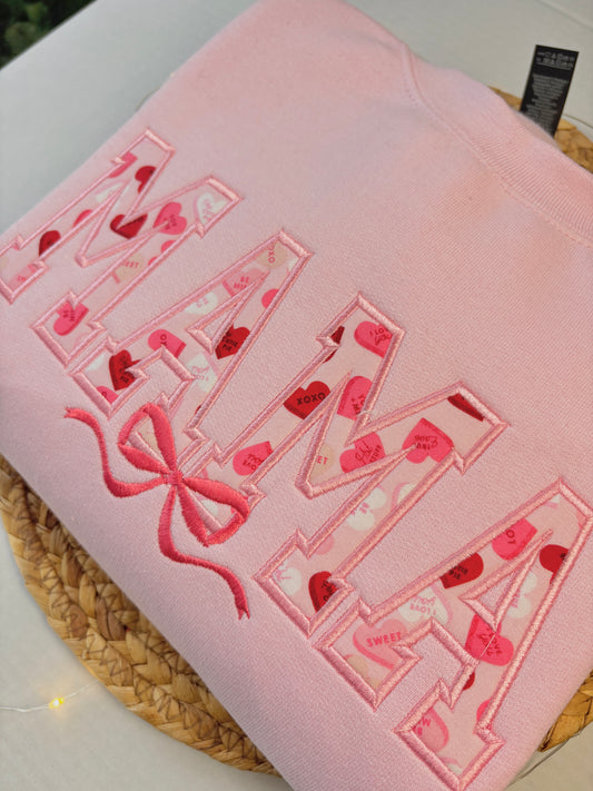 Mama Coquette Bow Sweatshirt